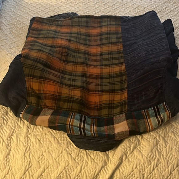 Men’s Sun Stone quilted patchwork Jean jacket Size XL - Picture 3 of 5